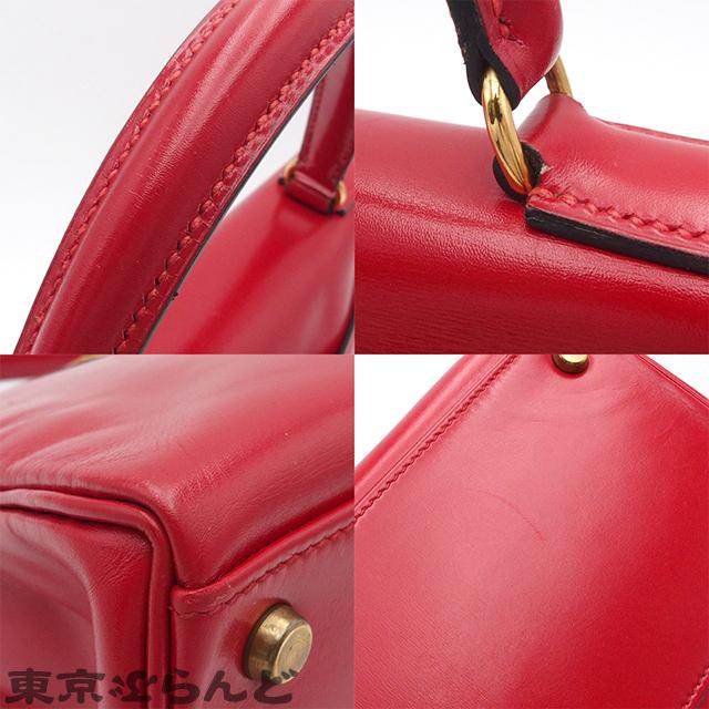 HERMES（エルメス） ケリー32 内縫い ○S刻印 ルージュヴィフ 赤