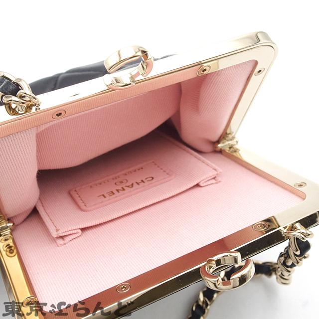 CHANEL（シャネル） がま口 マトラッセ ミニ チェーンショルダーバッグ