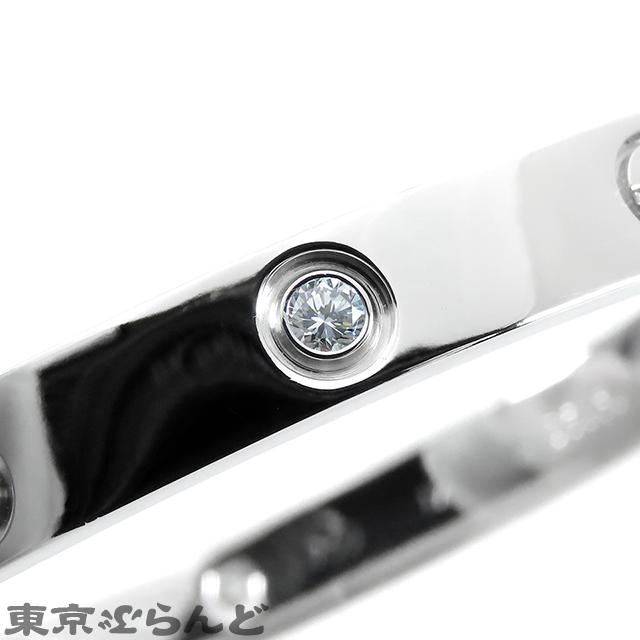 カルティエ CARTIER ラブブレスレット B6014017 B6014000 K18WG 6PD ハーフダイヤモンド バングル レディース  メーカー仕上済 101721903｜tokyobrand｜02