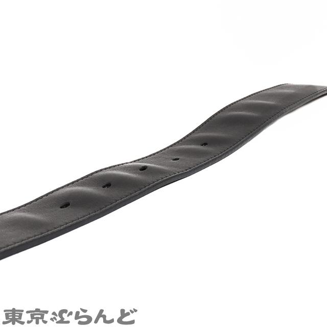 グッチ GUCCI ダブルGバックル レザー ベルト 400593 ブラック グッチ GUCCI ダブルGバックル レザー ベルト 400593 ブラック