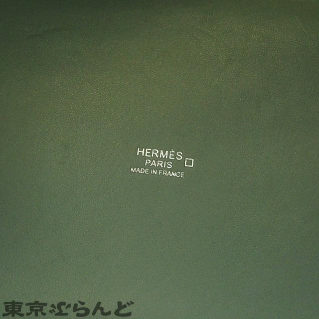 エルメス HERMES ピコタンロック PM U刻印 ヴェールドー シルバー金具 アリゲーターマット ハンドバッグ レディース 101722901｜tokyobrand｜06