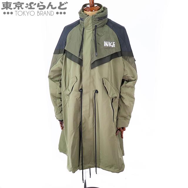 NIKE ナイキ サカイ sacai コラボ トレンチ ジャケット カーキ NIKE ナイキ サカイ sacai コラボ トレンチ ジャケット カーキ