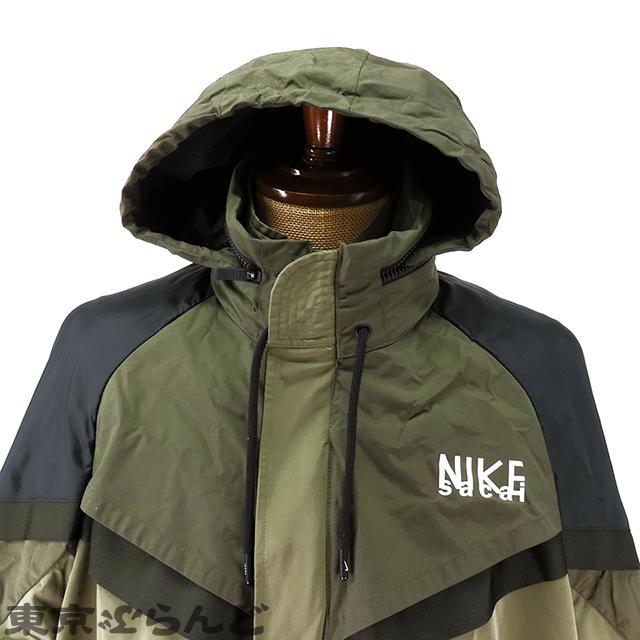 NIKE ナイキ サカイ sacai コラボ トレンチ ジャケット カーキ NIKE ナイキ サカイ sacai コラボ トレンチ ジャケット カーキ