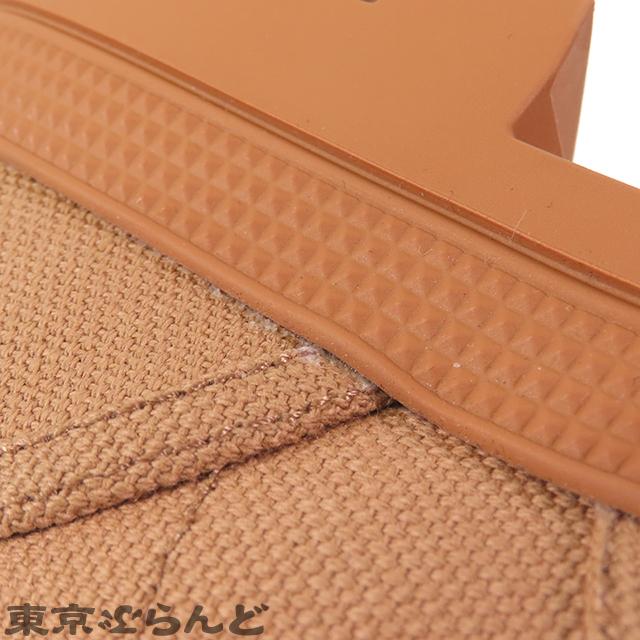 CELINE（セリーヌ） パタパン アンクルブーツ タン キャンバス ラバー