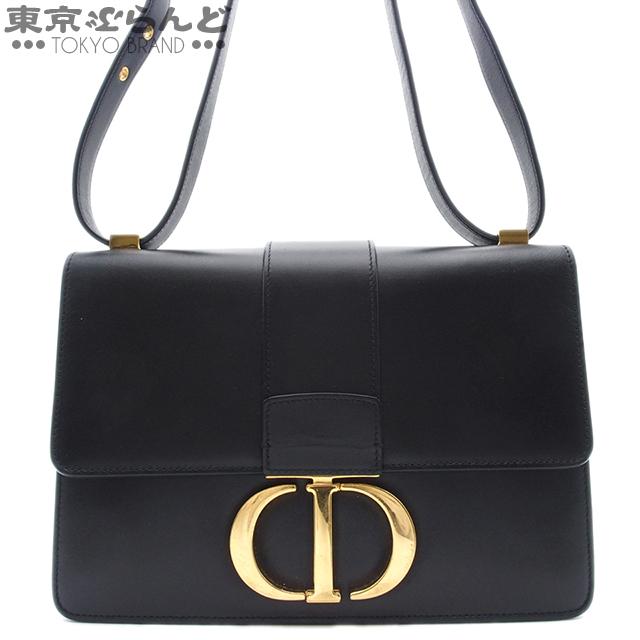 【極美品】クリスチャンディオール モンテーニュ30 ショルダーバッグ ブラック クリスチャンディオール Christian Dior モンテーニュ 30 M9203