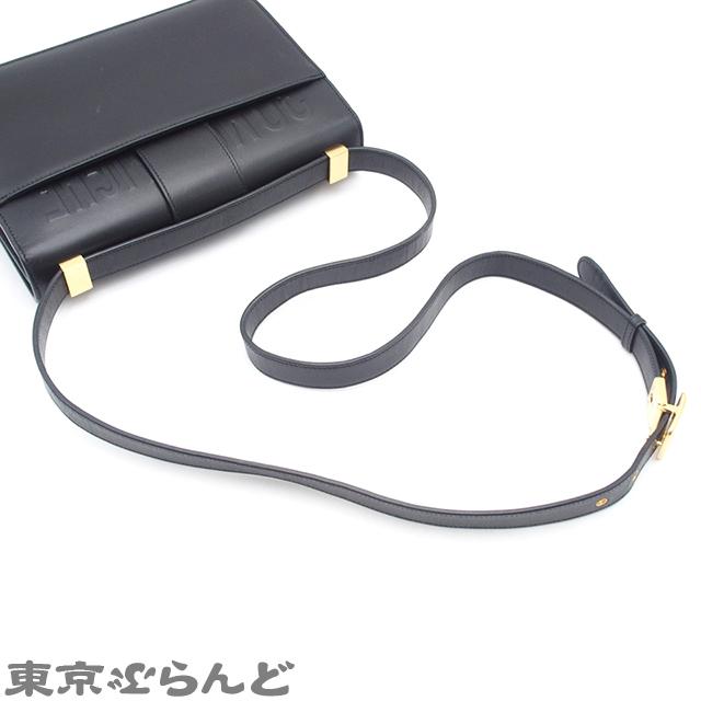 【極美品】クリスチャンディオール モンテーニュ30 ショルダーバッグ ブラック クリスチャンディオール Christian Dior モンテーニュ 30 M9203