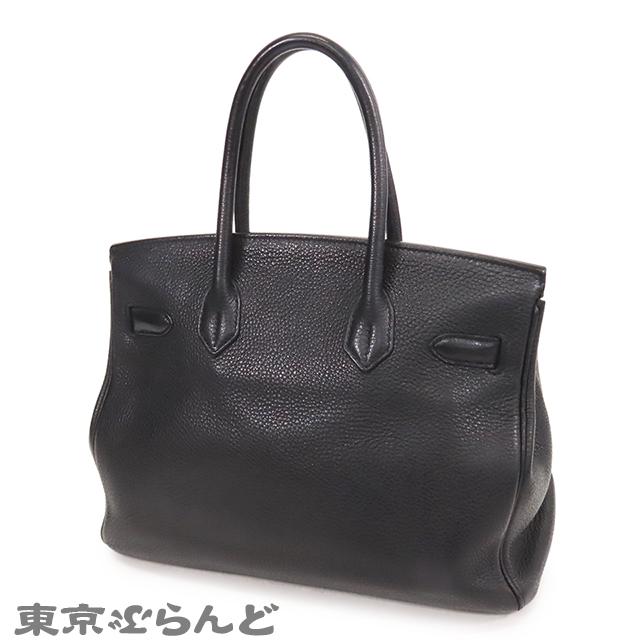 HERMES エルメス ハンドバッグ ブラック HERMES（エルメス） バーキン 30 □O刻印 黒 ブラック シルバー金具