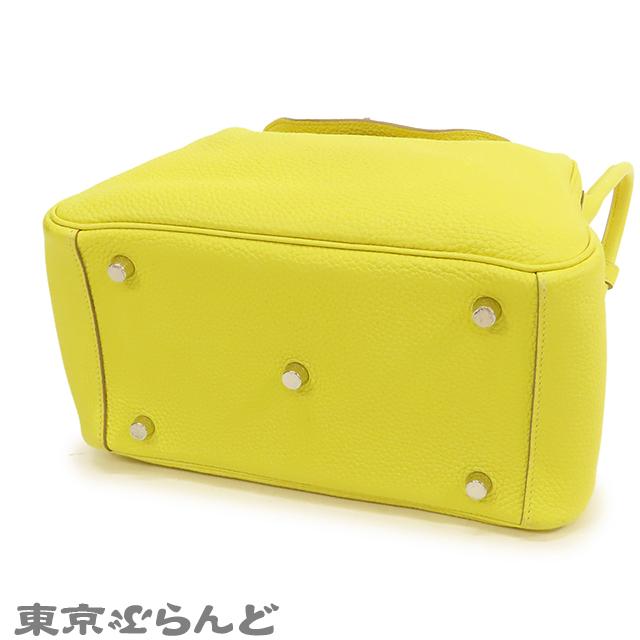 HERMES（エルメス） リンディ 26 Y刻印 黄 ライム シルバー金具