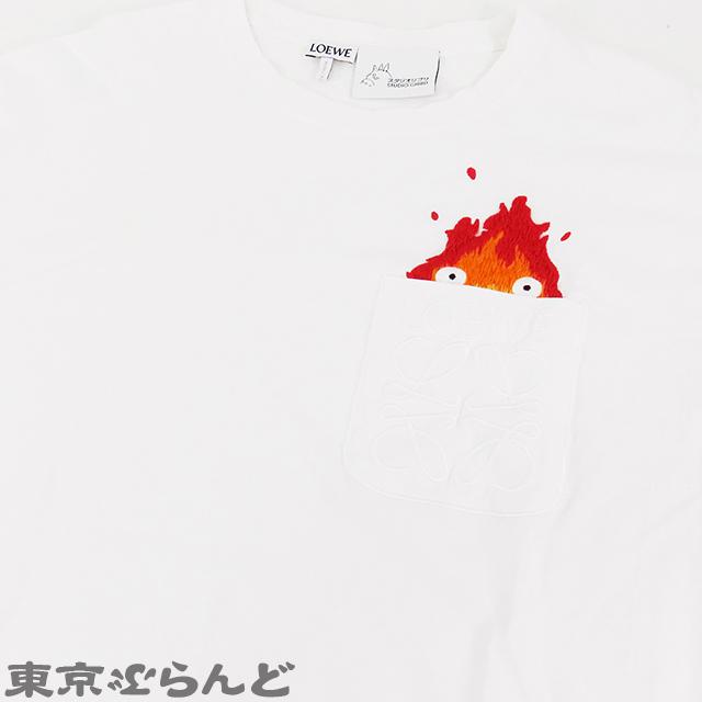LOEWE ロエベ ハウルの動く城コラボTシャツ HB44Y22X03 ホワイト LOEWE ロエベ ハウルの動く城コラボTシャツ HB44Y22X03 ホワイト