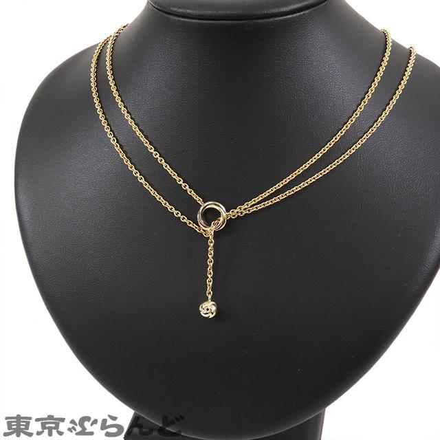 Cartier（カルティエ） ベビートリニティ パンピーユ ネックレス K18YG 