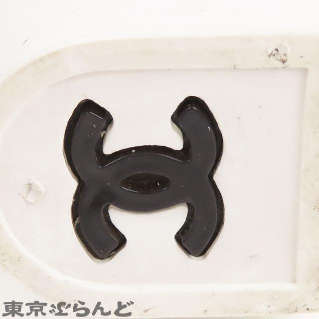 CHANEL シャネル マトラッセ レインブーツ ブラックxベージュ CHANEL シャネル マトラッセ レインブーツ ブラックxベージュ