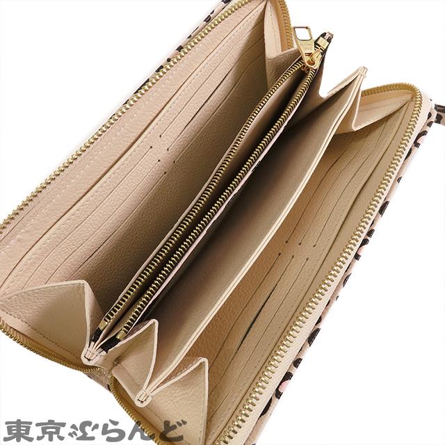 LOUIS VUITTON ルイヴィトン M80685  ジッピーウォレット モノグラムアンプラント  レザー 長財布 ホワイト レディース LOUIS VUITTON（ルイ・ヴィトン） ジッピー ウォレット M80685