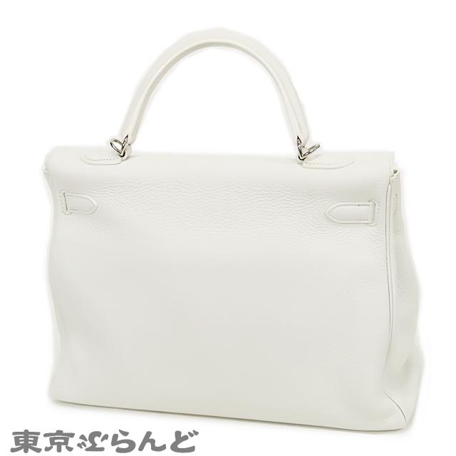 HERMES（エルメス） ケリー 35 □O刻印 白 ホワイト シルバー金具
