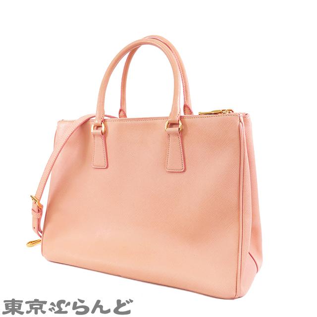 プラダ PRADA ガレリア ピンク ゴールド金具 サフィアーノ 2WAYバッグ ハンドバッグ レディース A 101728229｜tokyobrand｜02