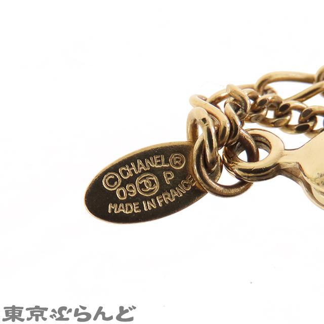 シャネル CHANEL ココマーク ブレスレット シャンパンゴールド メタル 09P GP チェーンブレスレット レディース 101728401｜tokyobrand｜03