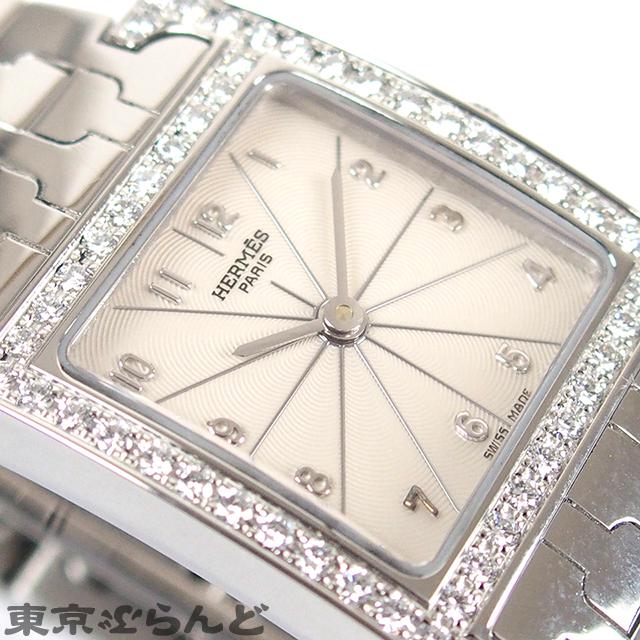 HERMES（エルメス） HERMES Hウォッチ ベゼルダイヤ HH1.230