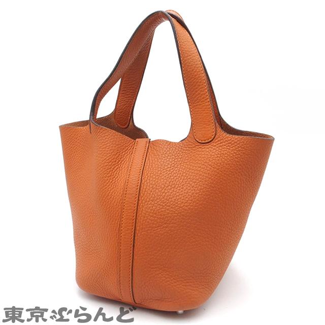 エルメス HERMES ピコタン PM □J刻印xポティロン シルバー金具 トリヨン ハンドバッグ レディース 101728832｜tokyobrand｜02