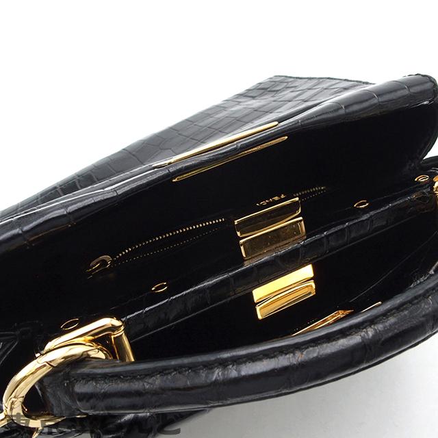 FENDI（フェンディ） ミニピーカーブー 2WAY ハンドバッグ 8BN244