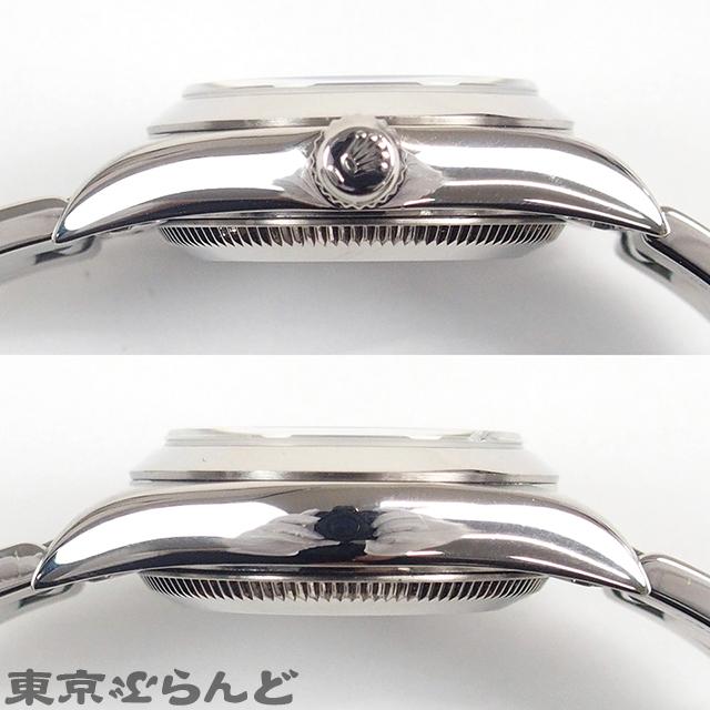 ロレックス ROLEX オイスターパーペチュアル 76080 ブラック SS