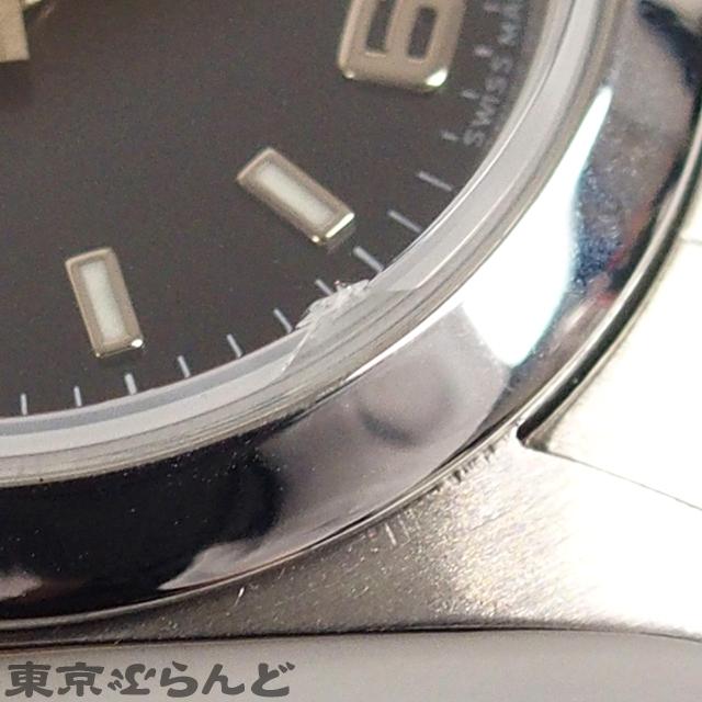 ロレックス ROLEX オイスターパーペチュアル 76080 ブラック SS