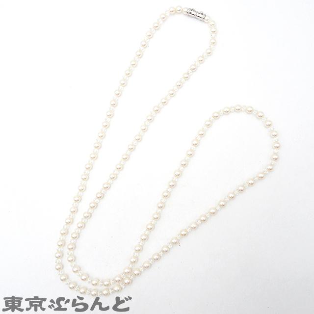 タサキ TASAKI パールヴァリエ ロングネックレス ホワイト タサキ TASAKI パールヴァリエ ロングネックレス ホワイト