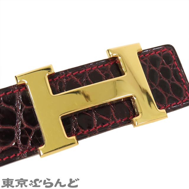 HERMES（エルメス） コンスタンス Hベルト □B刻印 ルージュアッシュx