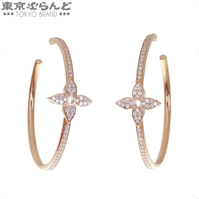 LOUIS VUITTON ルイヴィトン イディールブロッサムディアモン フープ  