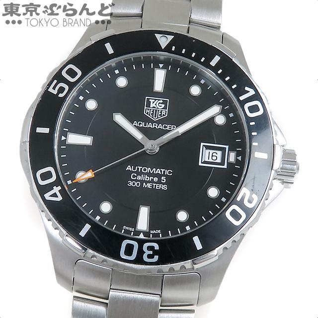 タグホイヤー TAG HEUER アクアレーサー キャリバー5 ブラック SS 箱 