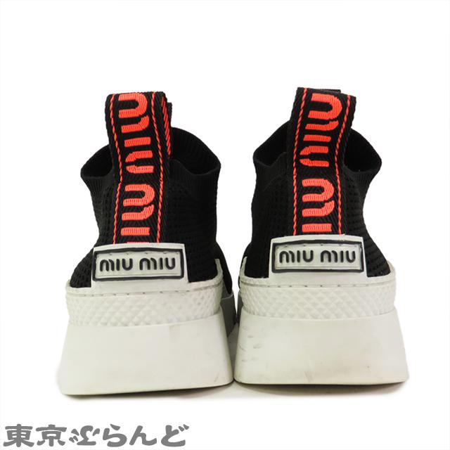 miu ミュウミュウ MIUMIU ヒールロゴ メッシュ ローカット miu ミュウミュウ MIUMIU ヒールロゴ メッシュ ローカット