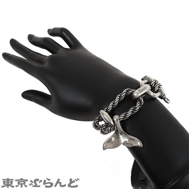 GUCCI グッチ ダブルロープ ホエールテール ブレスレット GUCCI グッチ ダブルロープ ホエールテール ブレスレット