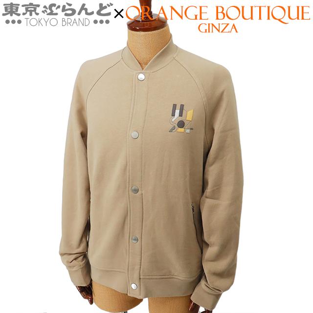 エルメス　テディブルゾン　レザーパッチ　ジュ・ダドレス　ベージュ　24SS 新品 HERMES（エルメス） テディブルゾン レザーパッチ ベージュ コットン