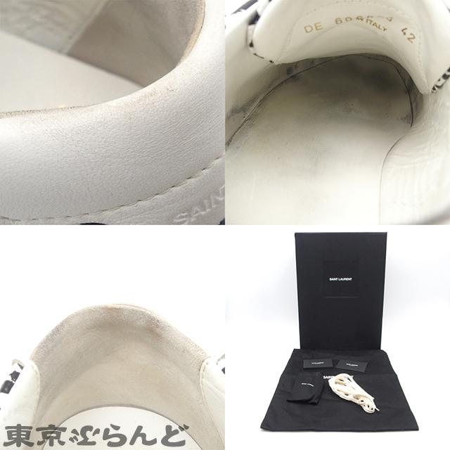 サンローラン SAINT LAURENT アンディ ローカット 606833 ホワイトx