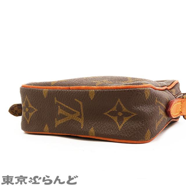 LOUIS VUITTON ルイ・ヴィトン ショルダーバッグ バッグ ルーピングGM ブラウン モノグラムキャンバス ヌメ革 レディース LOUIS VUITTON ルイヴィトン ルーピングGM モノグラム ショルダー
