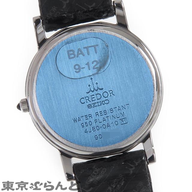 SEIKO セイコー クレドール GTAW009 4J80-0A10 シルバー Pt950 SEIKO セイコー クレドール GTAW009 4J80-0A10 シルバー Pt950