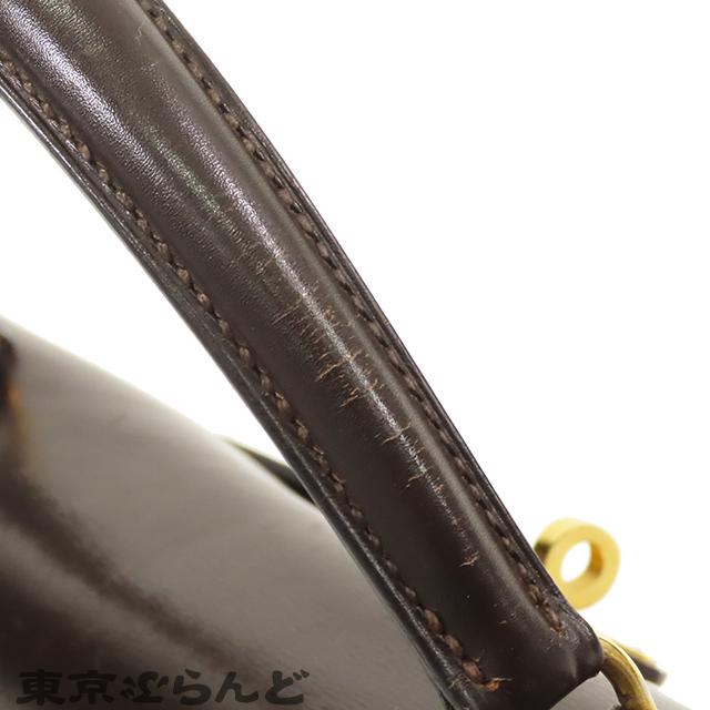 HERMES（エルメス） ケリー 32 〇I刻印 茶 ダークブラウン ゴールド