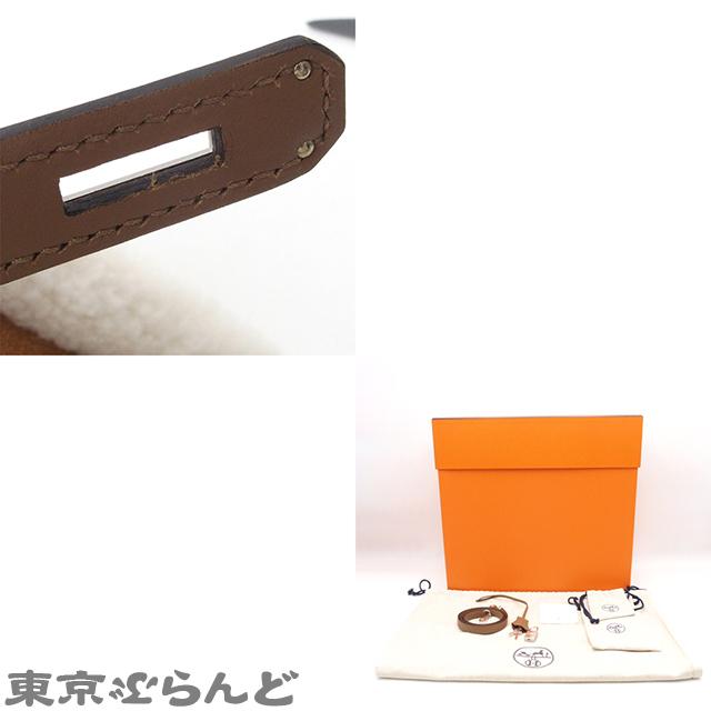 HERMES エルメス ケリー テディ 35 内縫 W刻印 マロン シルバー金具 