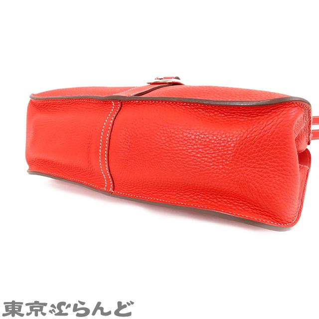 エルメス  アルザン 31 ショルダーバッグ ルージュピヴォワンヌ HERMES（エルメス） アルザン31 2WAY ハンドバッグ A刻印 ルージュ