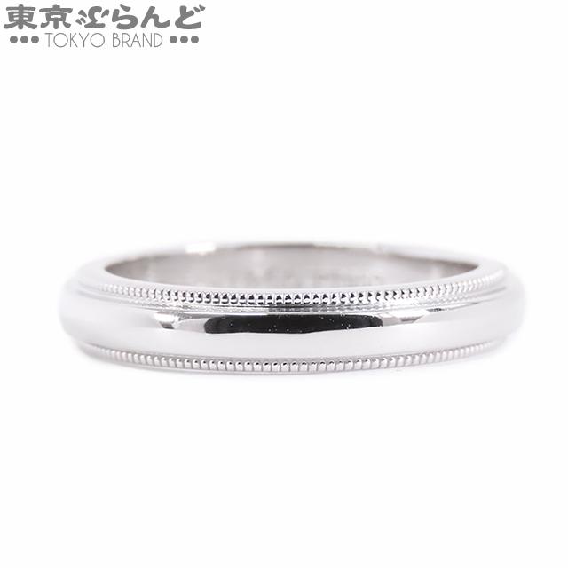 TIFFANY&Co.（ティファニー） ミルグレイン リング プラチナ Pt950 5号