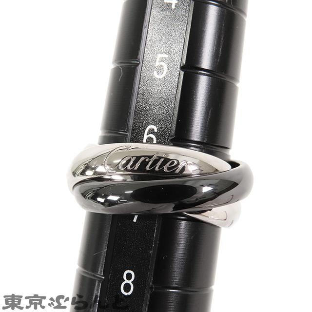Cartier（カルティエ） トリニティ リング ホワイトゴールドxブラック