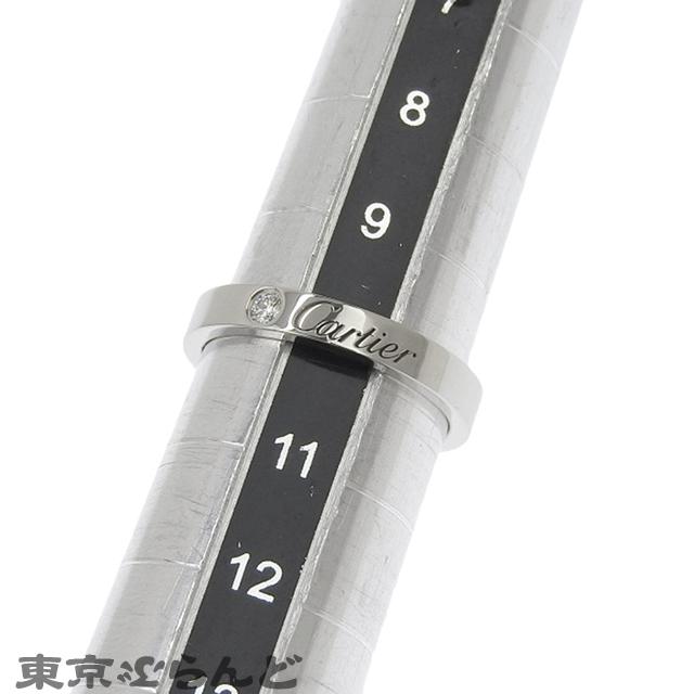 カルティエ CARTIER エングレーブド リング 1PD プラチナ Pt950 