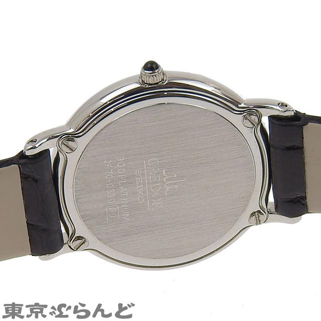 SEIKO セイコー クレドール GTWF001 2F70-0330 シルバー Pt900 SEIKO セイコー クレドール GTWF001 2F70-0330 シルバー Pt900