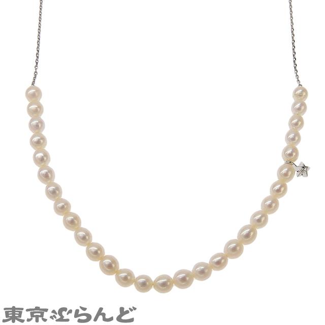 タサキ TASAKI ミニパール スターチャーム ネックレス ホワイト