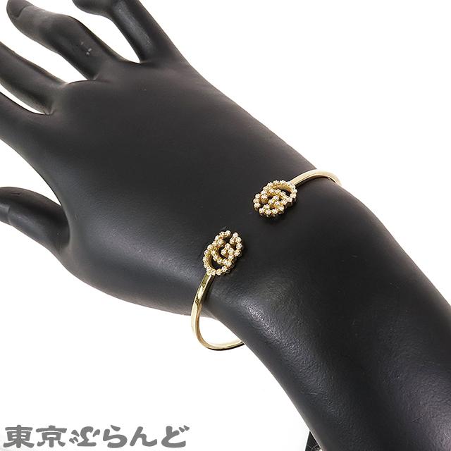 GUCCI グッチ GGランニング ダイヤモンド カフブレスレット GUCCI グッチ GGランニング ダイヤモンド カフブレスレット
