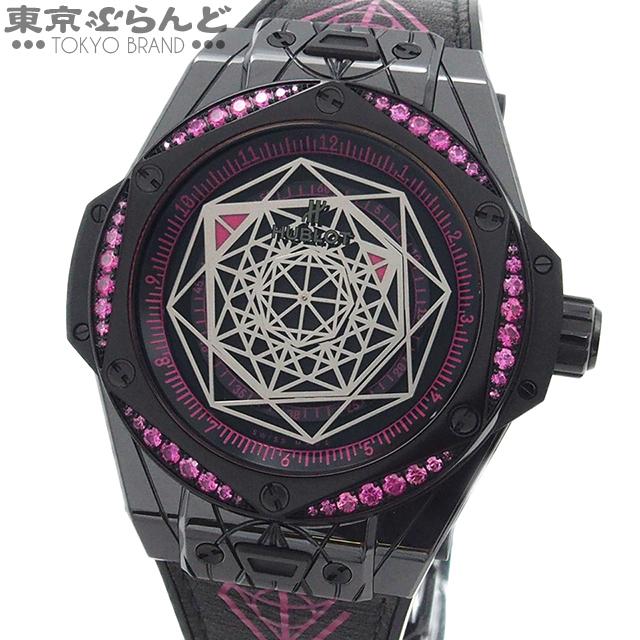 HUBLOT ウブロ ビッグ・バン ワンクリック サンブルー オールブラック 