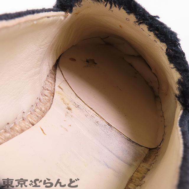 CHANEL シャネル エスパドリーユ G29762 ブラック キャンバス CHANEL シャネル エスパドリーユ G29762 ブラック キャンバス