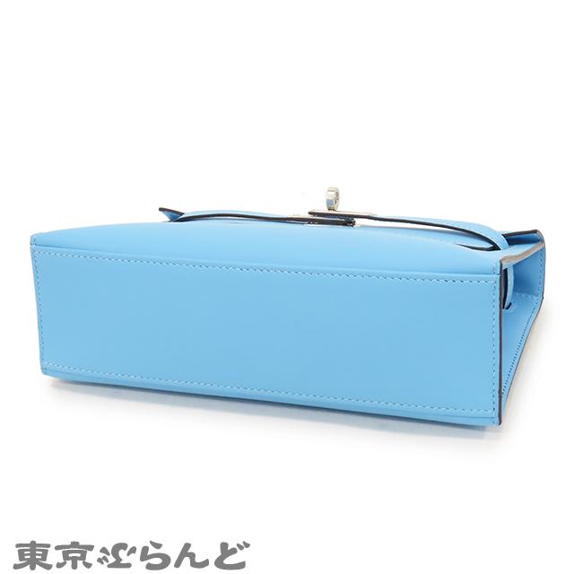 HERMES（エルメス） ポシェットケリー B刻印 青 セレスト/セレステ
