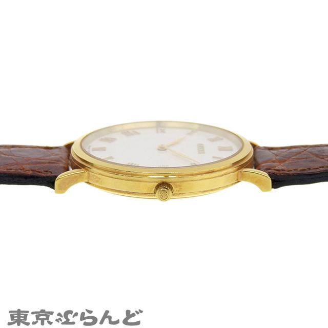 GUCCI グッチ ラウンド 金無垢ケース 700M ホワイトxゴールド GUCCI グッチ ラウンド 金無垢ケース 700M ホワイトxゴールド