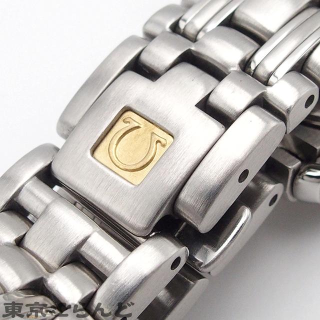 OMEGA シーマスター レディース2581.81 120m 付属品付き OMEGA（オメガ） シーマスター 120m 2581.81 ブルー SS 保証書付き