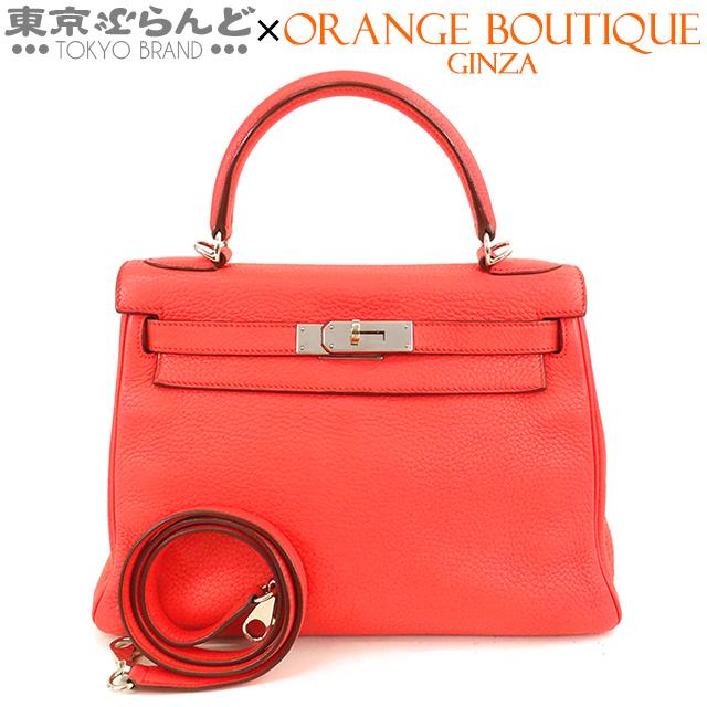 HERMES（エルメス） ケリー 28 □N刻印 ブーゲンビリア シルバー金具