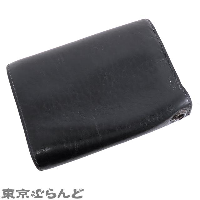 クロムハーツ CHROME HEARTS 3フォールド ウォレット ブラック クロムハーツ CHROME HEARTS 3フォールド ウォレット ブラック